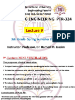 Mining Engineering Ptr-324: Tishk International University Engineering Faculty Petroleum & Mining Eng. Department