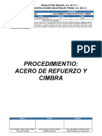 Mecanzframa-P-028 Proc - Acero de Refuerzo y Cimbra