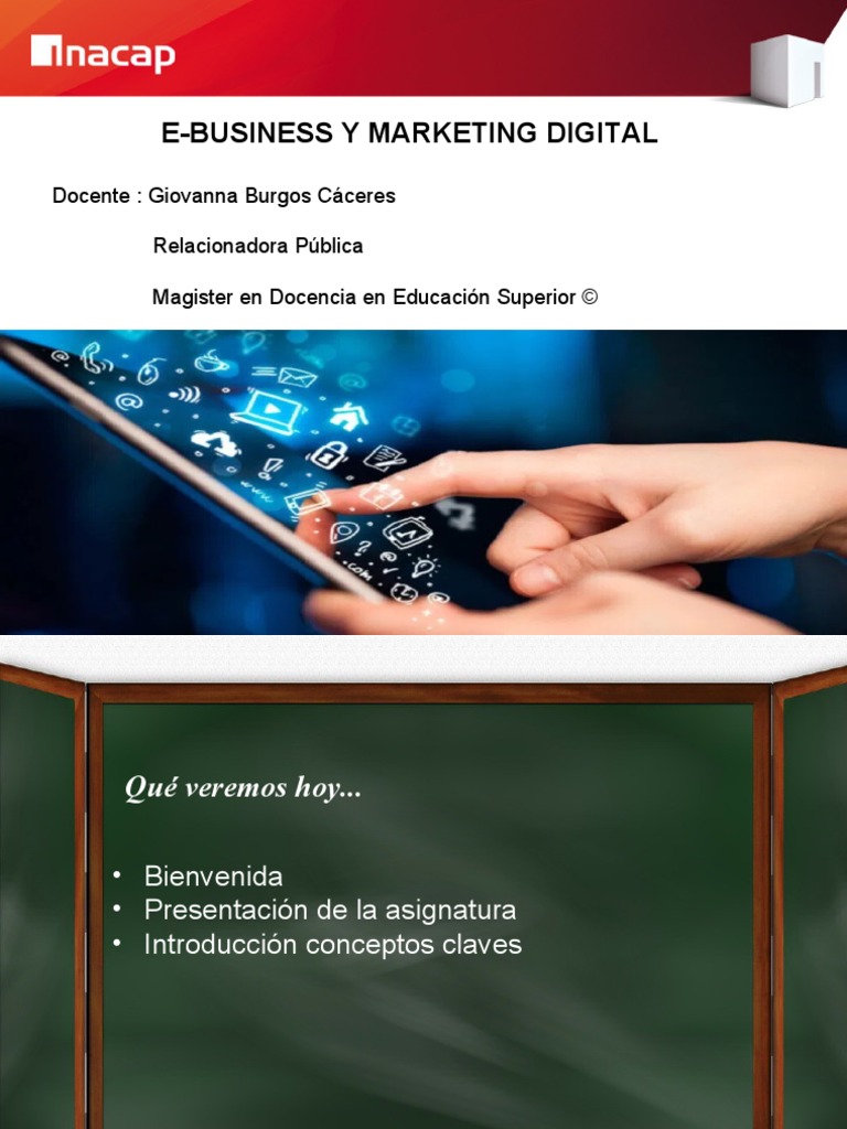E-BUSINESS Y MARKETING DIGITAL Clase 1 | PDF | Marketing | Comportamiento