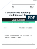 Comandos de edición y modificación 3D en AutoCAD