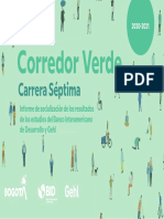 Corredor Verde Carrera Septima Informe de Socializacion de Los Resultados de Los Estudios Del Banco Interamericano de Desarrollo y Gehl