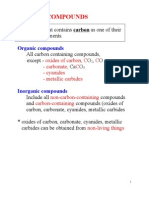 1 Introduction To Carbon Compounds