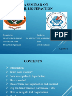 A Seminar On Soil Liquefaction: Slide No 1