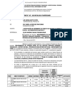 Informe N°007 Justificatorio Alambres y Clavos - RESIDENTE
