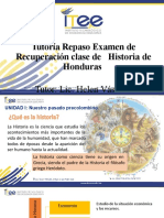 Tutoria Repaso Prueba Historia de Honduras