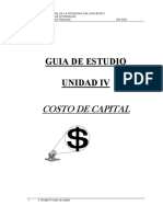 Guía de Estudio AF U. IV Costo de Capital 2020