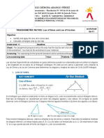 Worksheet 04-11 Sine and Cosine Laws.