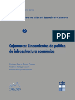 Cajamarca Lineamientos para Una Política de Infraestructura Económica