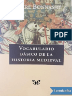 Vocabulario Basico de La Historia Medieval - Pierre Bonnassie