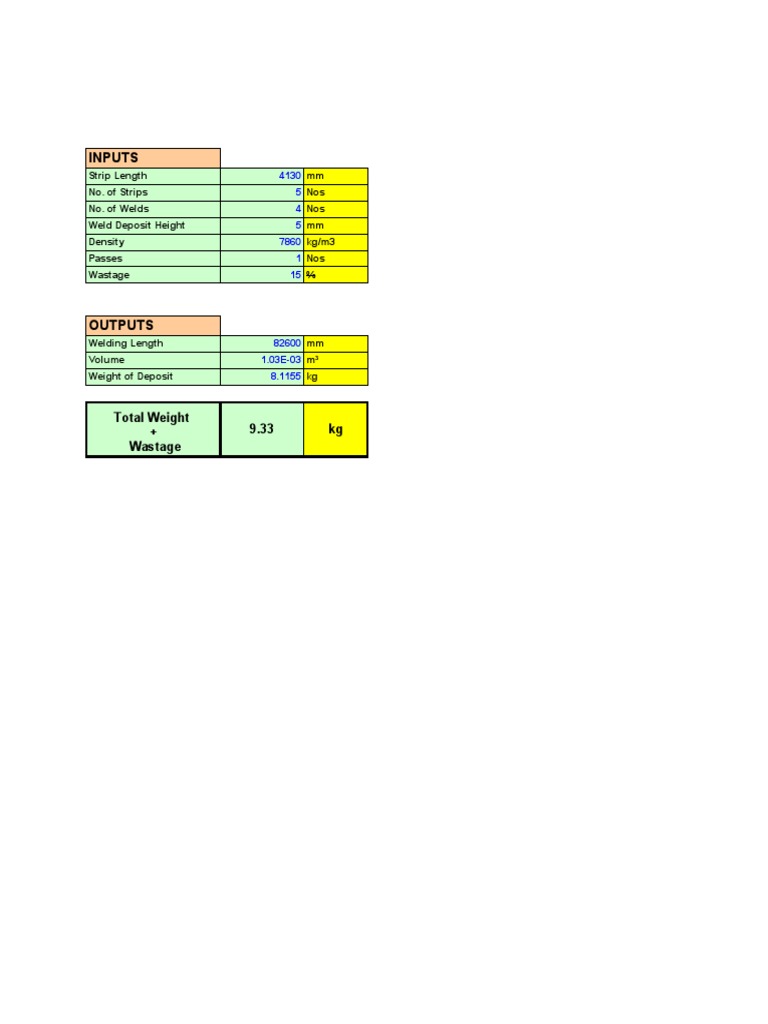 Weld Deposit Calculations and Metrics | PDF | Area | Triangle