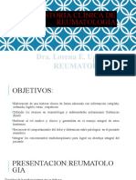 Historia Clinica de Reumatologia