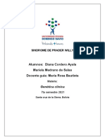 Monografia Sindrome de Prader Willi GENETICA