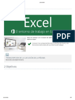 Excel 2016: Introducción a la interfaz y componentes básicos