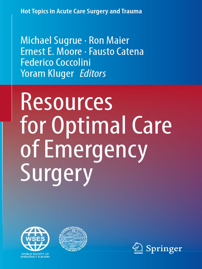 Resources For Optimal Care of Emergency Surgery | PDF | Surgery | Health  Care