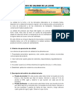 Analisis Calidad de La Leche