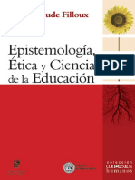 Epistemología, Ética y Ciencias de La Educación by Jean Claude Filloux