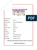 Agricultural Science: Cost Analysis For Broiler Production