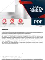 Catalogo de Rubricas