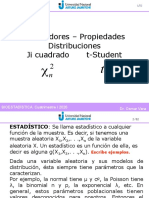 Distribuciones Chi Cuadrado y T de Student, Clase 8