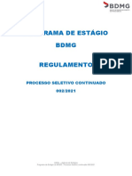 Regulamento BDMG 2021-2