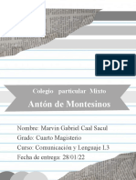 Colegio Antón Montesinos Curso Comunicación