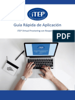 Guia Rapida de Aplicacion - ITEP Virtual Proctoring 
