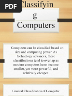 Classifying Computers