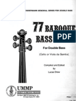 77 Baroque Bass Lines (L.drew) (Bass Method)