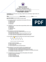 Physics Grade 7 Summative Assessment