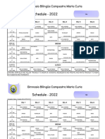 Horarios 2022