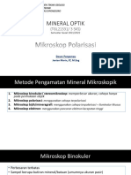 Mineral Optik 3 - Mikroskop Polarisasi