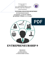 Entrepreneurship 9 Quarter 3