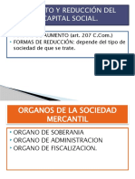 Aumento y Reducción Del Capital Social