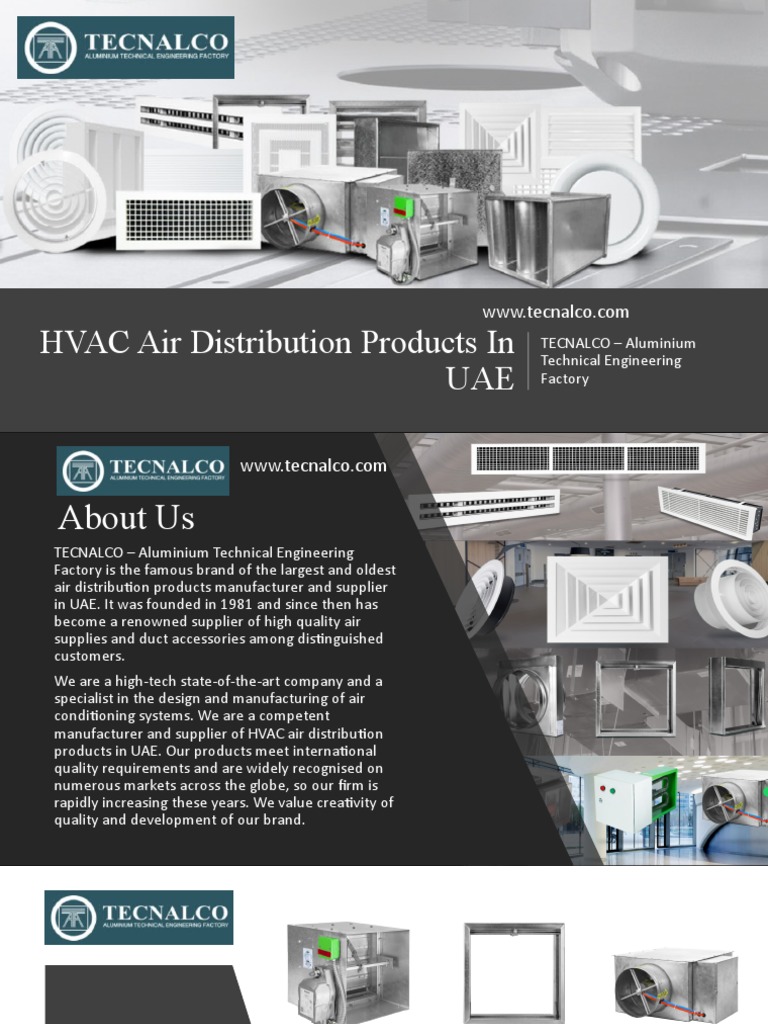 Hvac Air Distribution Products in UAE | PDF | Technology & Engineering