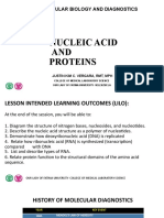 Lec2 - NUCLEIC ACID AND PROTEIN STRUCTUREFUNCTION