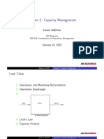 Operation Management, Bottleneck