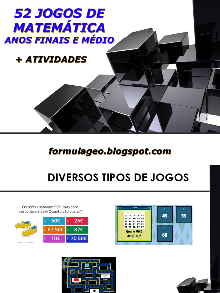 52 Jogos e Atividades Interativas de Matemática para Ensino Fundamental ...