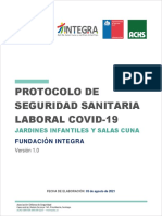 Protocolo Seguridad Sanitaria Laboral Jardines Infantiles Versión 1.0