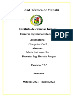 Informe de Area Computacion