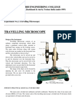 Travelling Microscope: Ramgarh Engineering College