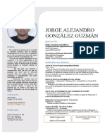 CV Jorge Alejandro Gonzalez Guzman