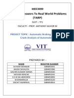 Technical Answers To Real World Problems (TARP) : Project Topic