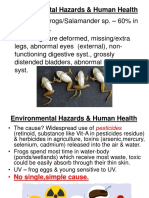 Environmental Hazards & Human Health