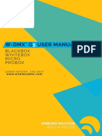 W-DMX G User Manual: Blackbox Whitebox Micro Probox