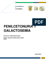 FENILCETONURIA Y GALACTOSEMIA