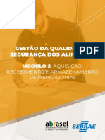 Gestão da qualidade e segurança alimentar: Recebimento de mercadorias