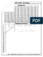 Answer Key: CLAT 13 (2021 - 22) Solutions