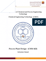 Process Plant Design-Lab Manual-2021-New