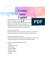 Cuestionario Capitulo 3 Administración L