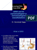 GERD and its supraesophageal or extraesophageal manifestations